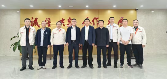 陕钢集团韩城公司领导一行到公司调研座谈
